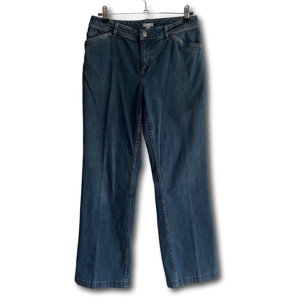 J Jill Weekender Jeans Womens Size 4 Stretch Dark Wash Straight Leg